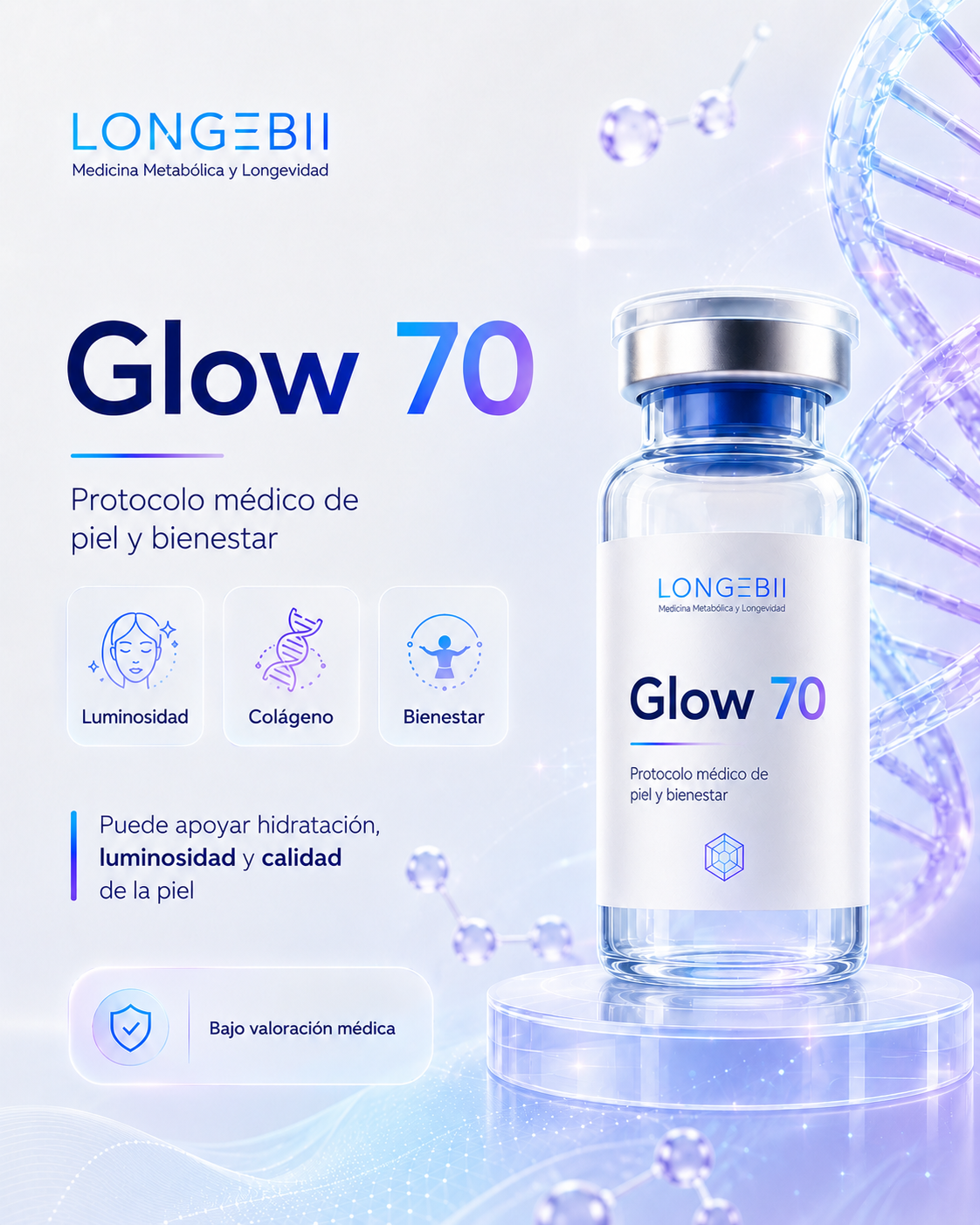 Glow 70 | Protocolo Médico de Piel y Bienestar