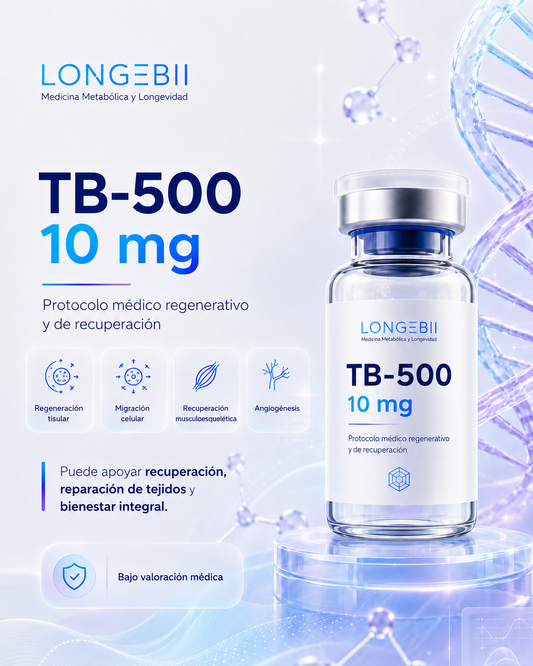 TB-500 10 mg | Protocolo Médico Regenerativo y Recuperación